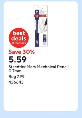 Staedtler Mars Mechnical Pencil - 0.7mm
