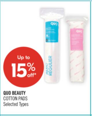QUO BEAUTY COTTON PADS