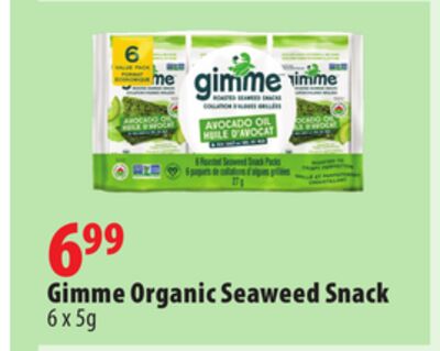 Gimme Organic Seaweed Snack