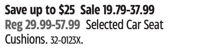 AutoTrends Selected Car Seat Cushions