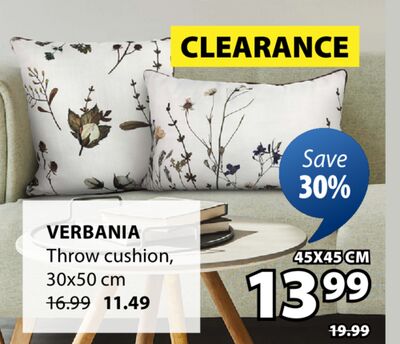 VERBANIA Throw cushion