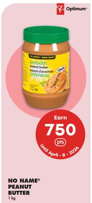 NO NAME® PEANUT BUTTER, 1 kg