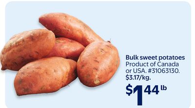 Bulk sweet potatoes