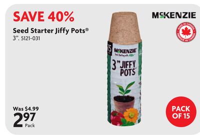Seed Starter Jiffy Pots®