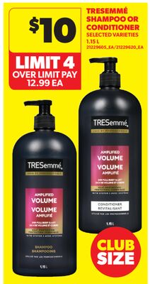 TRESEMMÉ SHAMPOO OR CONDITIONER, 1.15 L