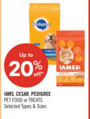 LAMS, CESAR, PEDIGREE PET FOOD or TREATS