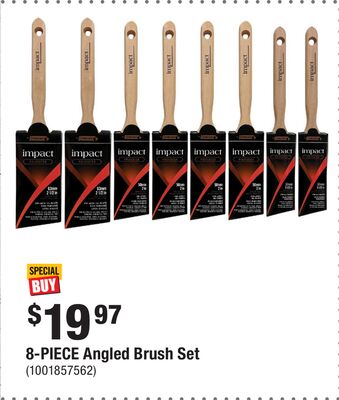 8-PIECE Angled Brush Set