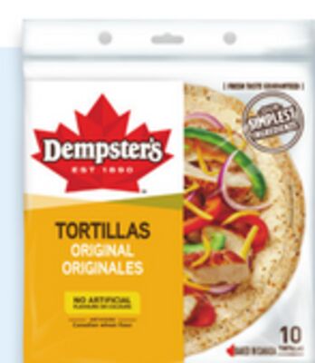 Dempster's 10" tortillas