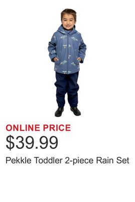 Pekkle Toddler 2-piece Rain Set