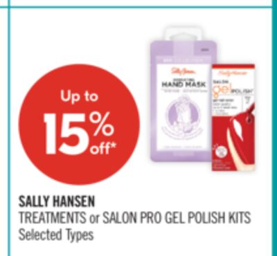 SALLY HANSEN TREATMENTS or SALON PRO GEL POLISH KITS