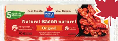 Maple Leaf Natural Smoked Side Bacon