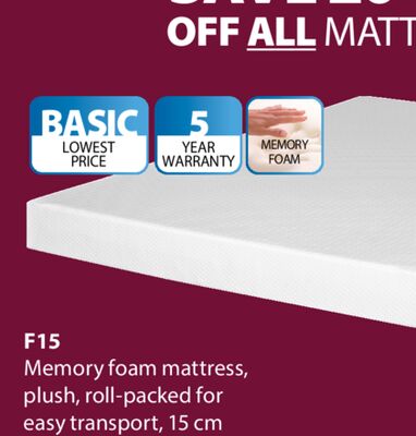 F15 Memory foam mattress