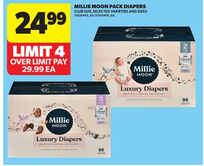 MILLIE MOON PACK DIAPERS