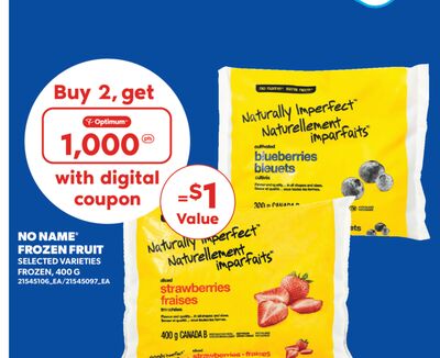 NO NAME® FROZEN FRUIT, 400 G