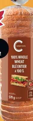 Compliments White or Whole Wheat Bread