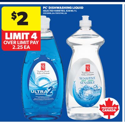 PC® DISHWASHING LIQUID, 638 ML-1 L