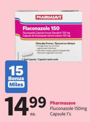 Pharmasave Fluconazole 150mg Capsule 1's