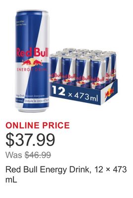 Red Bull Energy Drink, 12 × 473 mL