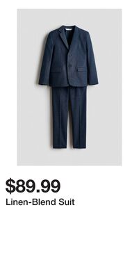 Linen-Blend Suit