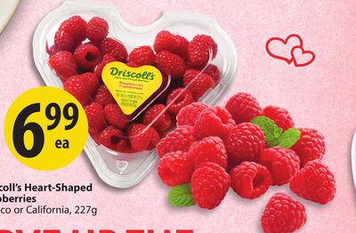 Driscoll's Heart-Shaped Raspberries