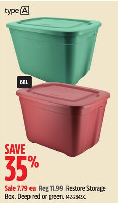 type A Restore Storage Box