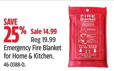 Emergency Fire Blanket for Home & Kitchen