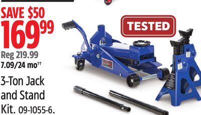 Certified 3-Ton Jack and Stand Kit