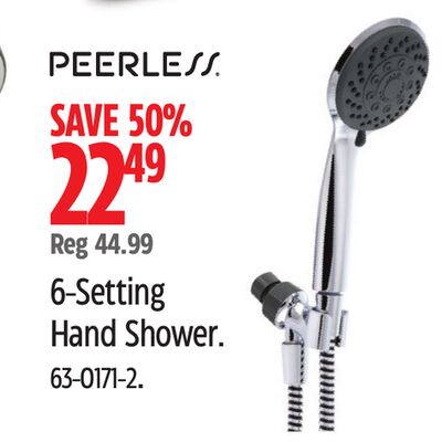 Peerless 6-Setting Hand Shower
