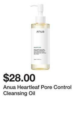 Anua Heartleaf Pore Control Cleansing Oil