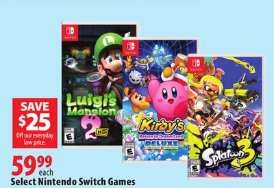 Select Nintendo Switch Games