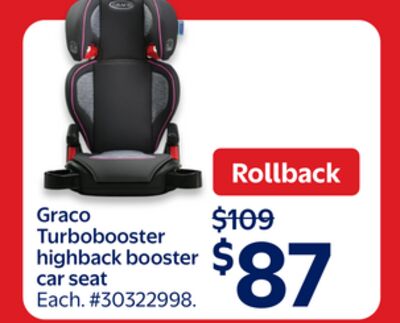 Graco Turbobooster highback booster car seat
