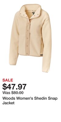Woods Women's Shedin Snap Jacket