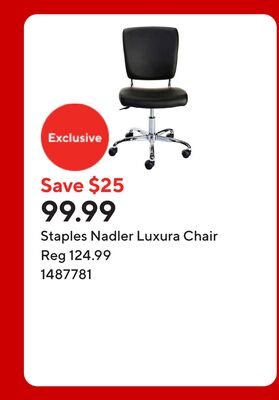 Staples Nadler Luxura Chair