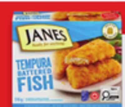 Janes battered fish fillets