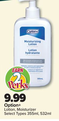 Option + Lotion, Moisturizer