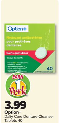Option+ Daliy Care Denture Cleanser