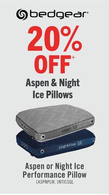 BEDGEAR Night Ice 1.0 Performance Pillow - Stomach Sleeper