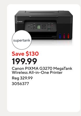 Canon PIXMA G3270 MegaTank Wireless All-in-One Printer