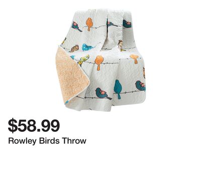 Rowley Birds Throw