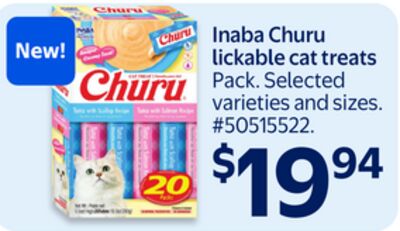 Inaba Churu lickable cat treats