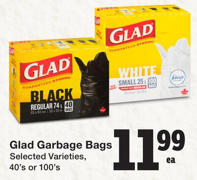 Glad Garbage Bags