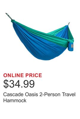 Cascade Oasis 2-Person Travel Hammock