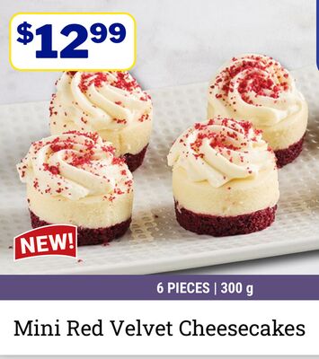 Mini Red Velvet Cheesecakes