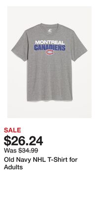 Old Navy NHL T-Shirt for Adults