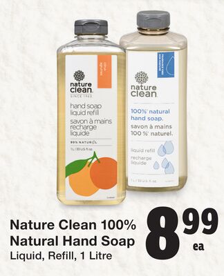 Nature Clean 100% Natural Hand Soap