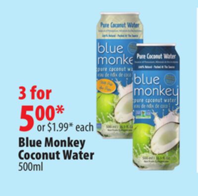 Blue Monkey Coconut Water