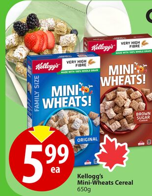 Kellogg's Mini-Wheats Cereal