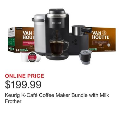 Keurig K-Café Coffee Maker Bundle with Milk Frother