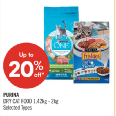 PURINA DRY CAT FOOD