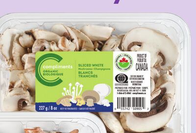 Compliments Organic Mushroom